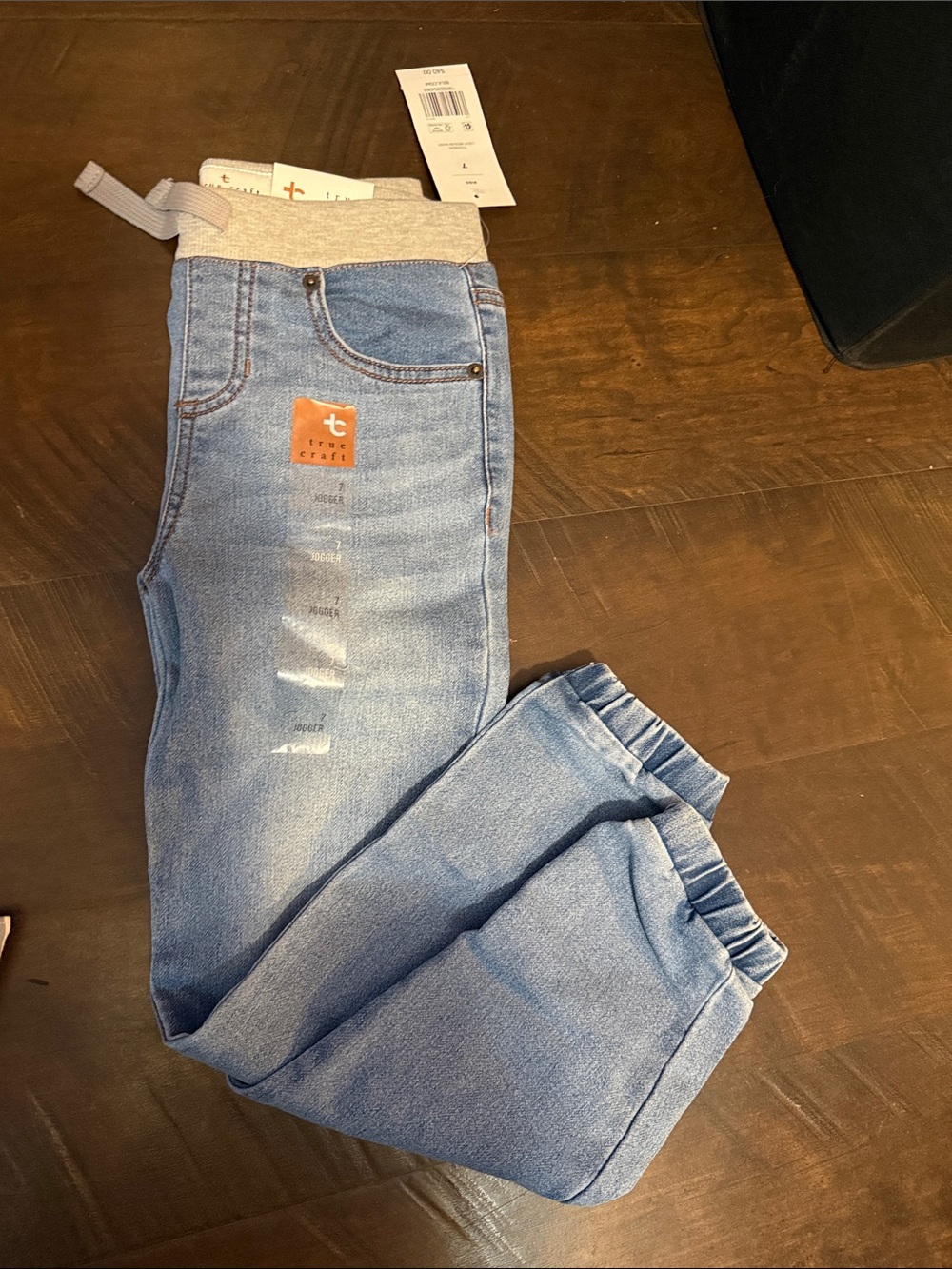 True Craft Light Blue Women's Jeggings with Knit Waistband